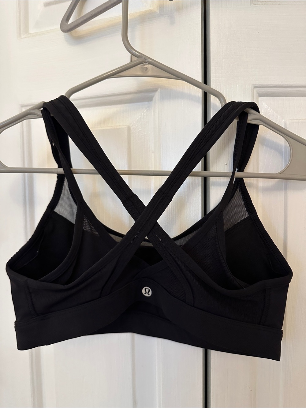 lululemon athletica Black Crossback Strappy Sports Bra